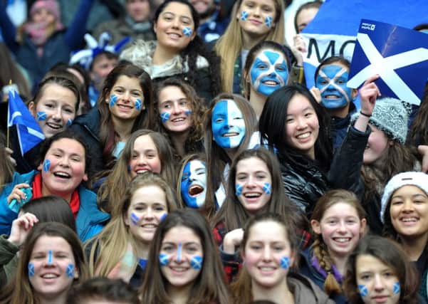 Scotland versus Italy at Murrayfield. Picture: Jane Barlow