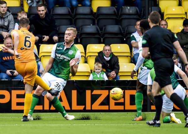 Hibs suffered defeat at Livingston. Pic: SNS