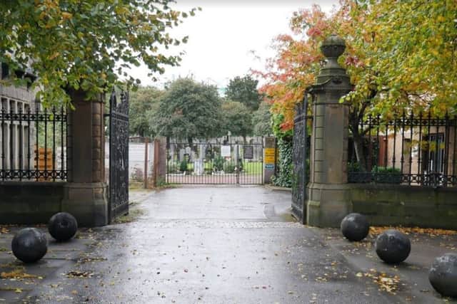 Eastern Cemetery on Drum Terrace where the incident took place
