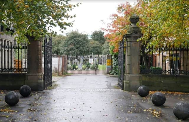 Eastern Cemetery on Drum Terrace where the incident took place