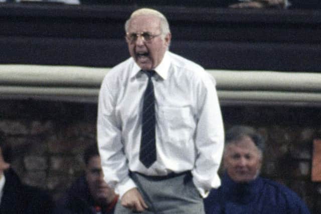 Jim McLean, who went from benching O'Neill to starting him in every game for United. Picture: SNS Group