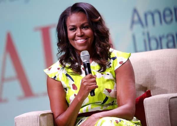 Former First Lady Michelle Obama is an inspirational figure for many women  Hayley included. Picture: Getty
