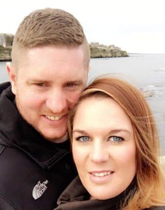 Rugby fans Lynette Brown and Iain Welsh were forced to find a new wedding reception venue after Scottish Rugby cancelled with only nine months to go. Picture: Lynette Brown