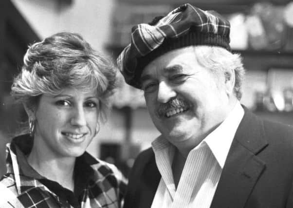 James Doohan and his wife Wende pictured in Edinburgh during a visit in March 1987
