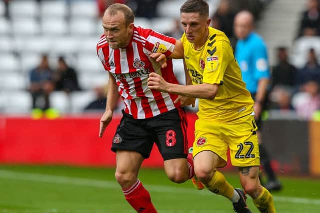 Dylan McGeouch in action for Sunderland