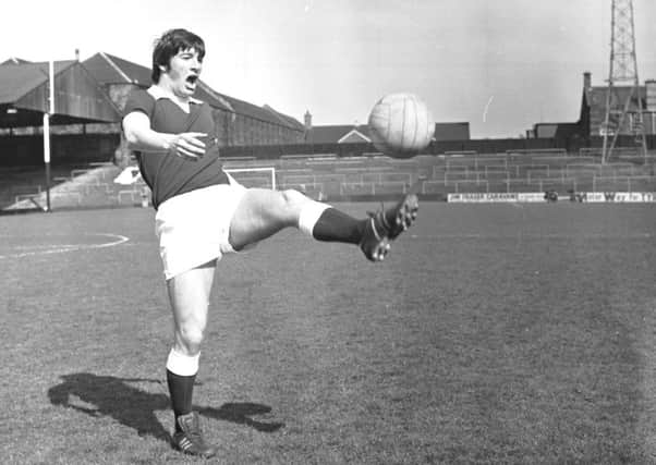 Bobby Prentice pictured during a training session at Tynecastle
