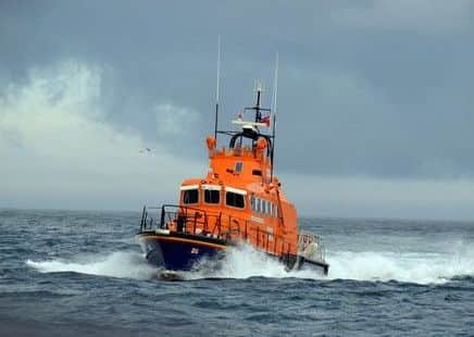 Stock image of a RNLI lifeboat. South Queensferry leapt into action to save swimmers on Saturday. Picture: TSPL