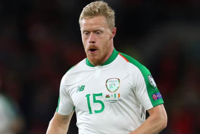 Horgan represented the Republic of Ireland against Wales and Poland