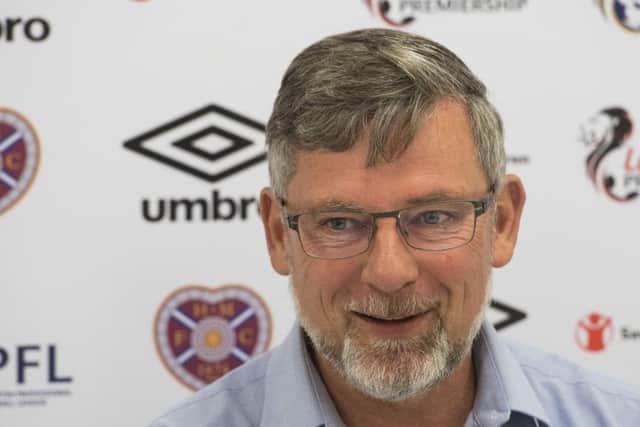 Hearts manager Craig Levein spoke to the media for the first time since his health scare. Picture: SNS/Paul Devlin