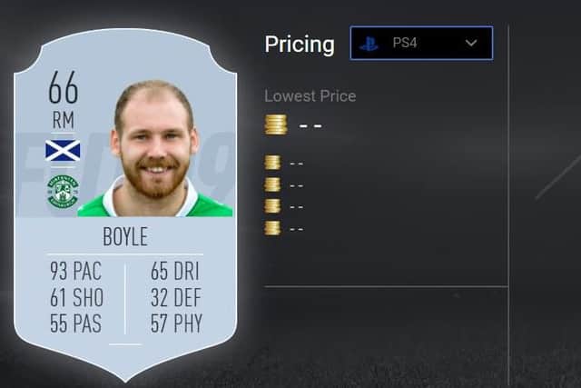 Martin Boyle is one of the fastest players in the game. Picture: FIFA19