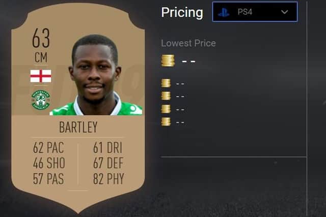 Marvin Bartley has a higher physicality rating than Toni Kroos and Vincent Kompany - and is faster than Oli Shaw... Picture: FIFA 19