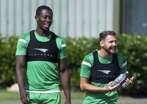 Marvin Bartley and Martin Boyle are noteworthy members of the Hibs FIFA 19 squad. Picture: SNS Group