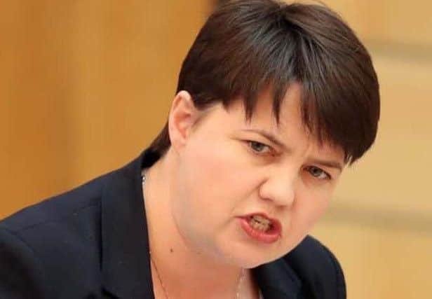 Ruth Davidson is backing Pam's bid for early detection. Picture: Jpress