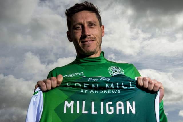 Hibs fans would like to see Mark Milligan start in midfield against Kilmarnock. Picture: SNS/Ross MacDonald
