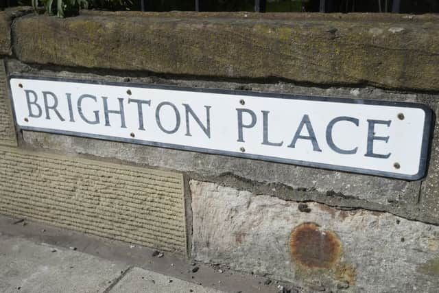 Brighton Place in Portobello which is going to be shut off while work is carried out on the road surface.