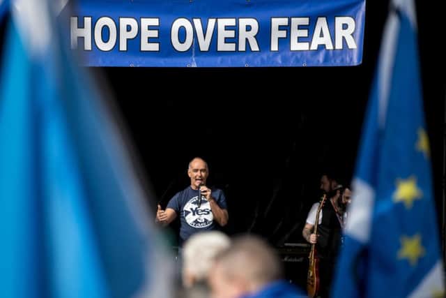 Hundreds of people were in attendance. Picture: John Devlin