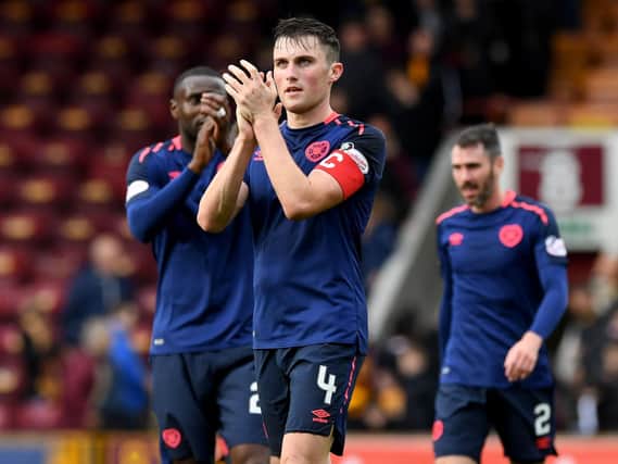 John Souttar was imperious as Hearts defeated Motherwell 1-0.