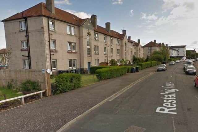 Specialist officers carried out a raid at a property on Restalrig Crescent. Picture: Google Street View