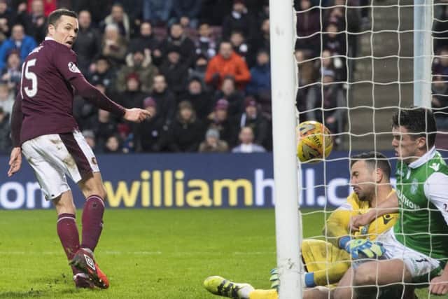 Don Cowie enjoyed his two-and-half years at Hearts which included a winning goal against Hibs in the Scottish Cup last season