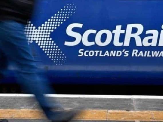 Trains out of Edinburgh and Glasgow have been suspended