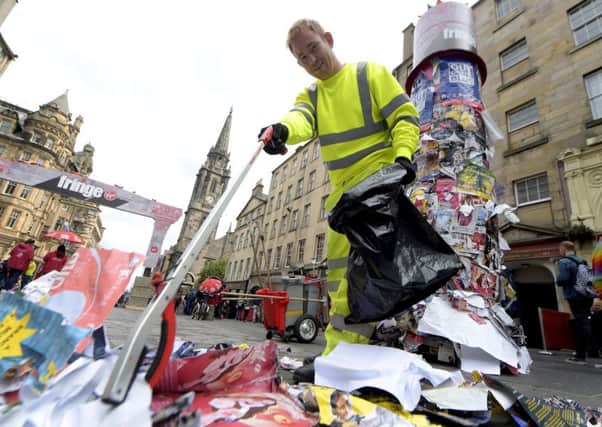 Street cleaning services could be set to suffer under plans to fight the deficit. Picture: TSPL