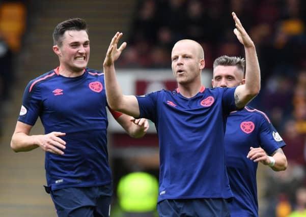 Hearts sit top of the Premiership with five wins from five