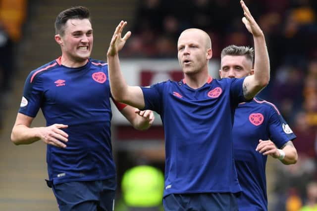 Hearts sit top of the Premiership with five wins from five