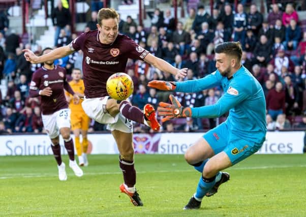 Hearts were left frustrated at home to Livingston. Picture: SNS Group