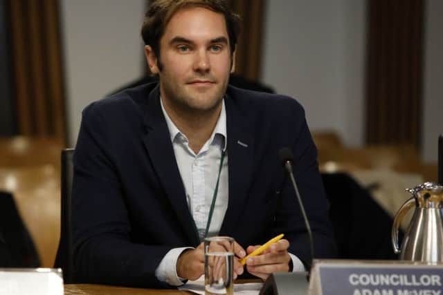 The leader of Edinburgh City Council, Adam McVey. Picture: Andrew Cowan/Scottish Parliament