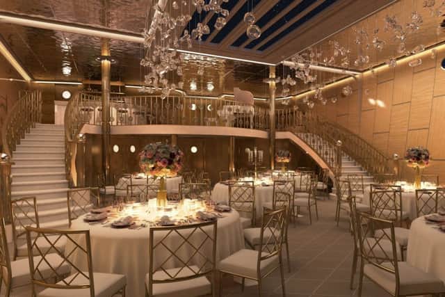 MV Fingal - which is to be converted into a floating hotel.
Artists impression of the Ballroom