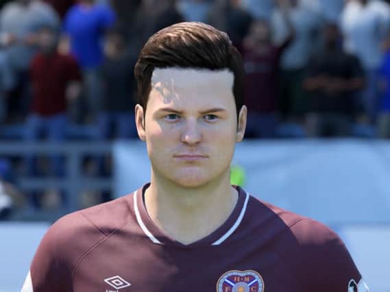 Spitting image: can you identify this Hearts player? (Photo: EA Sports)