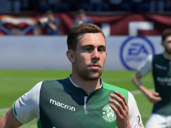 Can you identify this Hibs player? (Photo: EA Sports)