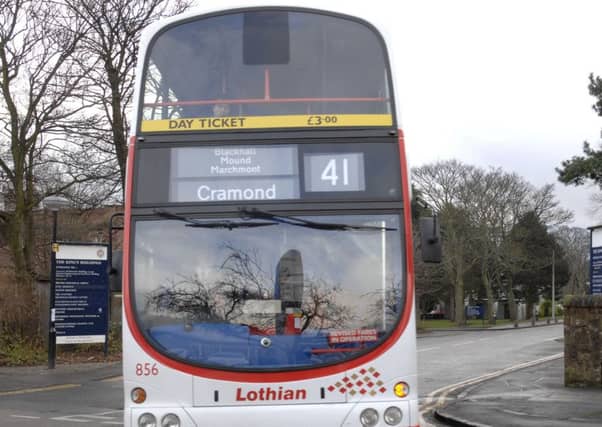 Muir was driving a number 41 Lothian Bus. Picture: TSPL