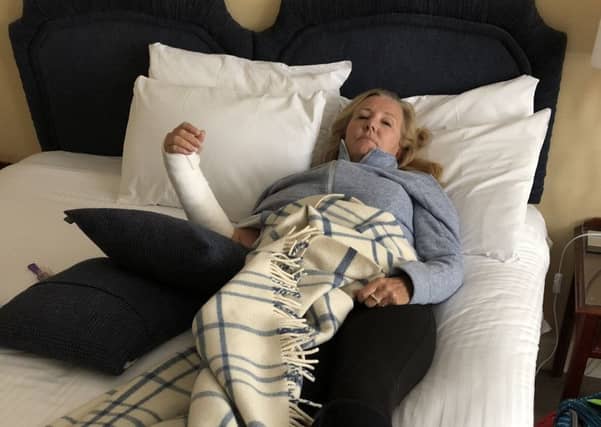 Kevin and Lisa Kelly (60) were on holiday in Edinburgh when Lisa tripped on an Edinburgh pothole in the Meadows.