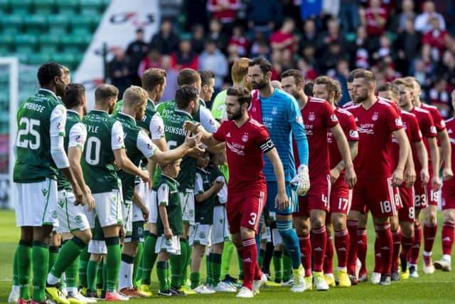 Hibs welcome Aberdeen to Easter Road for the Betfred Cup quarter-final. Picture: SNS/Alan Harvey