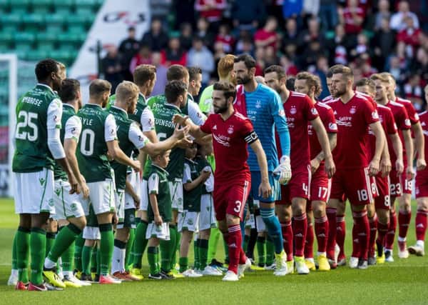 Hibs welcome Aberdeen to Easter Road for the Betfred Cup quarter-final. Picture: SNS/Alan Harvey
