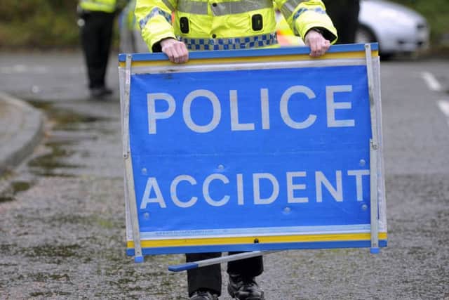 Police are currently at the scene of the accident.