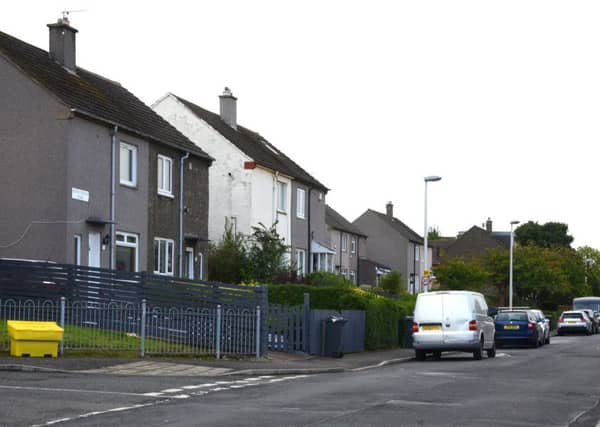 The boy was struck by a car on Easter Drylaw Place. Picture: Jon Savage
