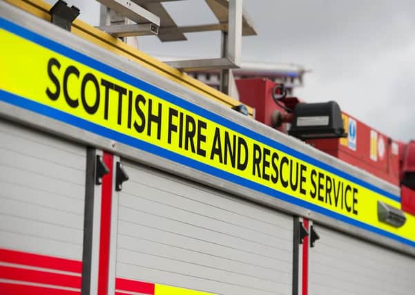 Firefighters were called shortly before 7.30pm