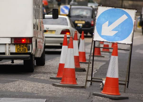 Roadworks are set to cause traffic misery this weekend at Queensferry Road. Picture: Callum Bennetts
