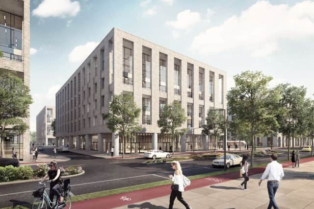 A new Â£500 million "world-class quarter" is being planned for the outskirts of Edinburgh