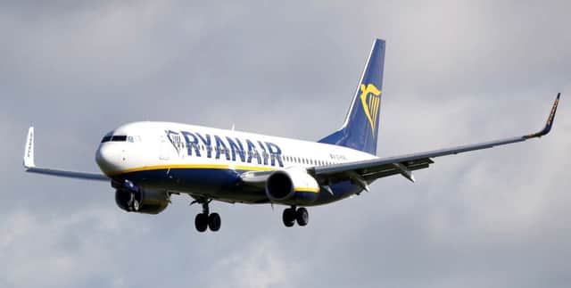 The man chased after his Ryanair flight. Picture; PA