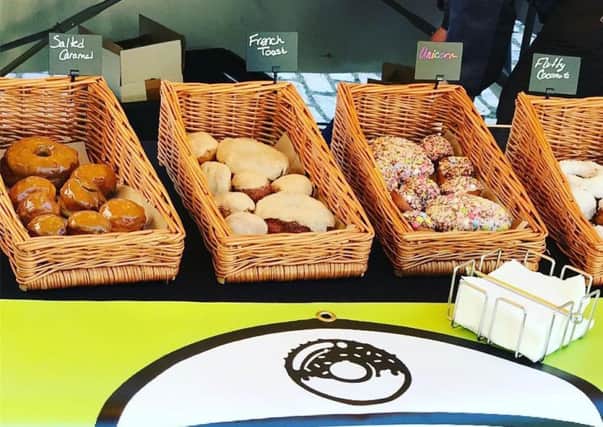 The Kilted Donut are giving away free doughnuts to passersby at the Leith Market this Saturday. Picture: The Kilted Donut
