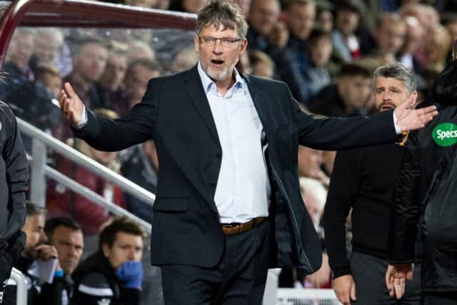 Hearts manager Craig Levein has had his say on the Betfred Cup scheduling. Picture: SNS/Ross MacDonald