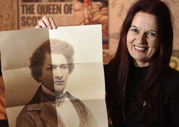 Celeste-Marie Bernier, Professor of Black Studies and Personal Chair in English Literature at Edinburgh University who is curating an exhibition at National Library Scotland about women from Edinburgh a long time ago making clothes for female slaves who had escaped from plantations.