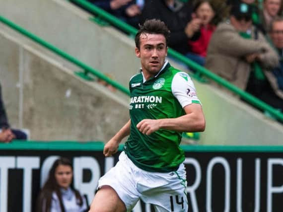 Stevie Mallan starts for Hibs against his former club St Mirren in Paisley this afternoon
