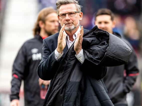 Craig Levein has welcomed the talk of a Hearts title challenge.