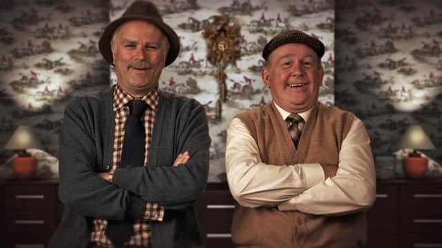 Jack Jarvis, played by Ford Kiernan (right), and Victor McDade, played by Greg Hemphill, in BBC sitcom Still Game. Picture: PA/BBC