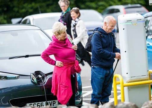 The number of electric vehicle charging points in Edinburgh is set to rise