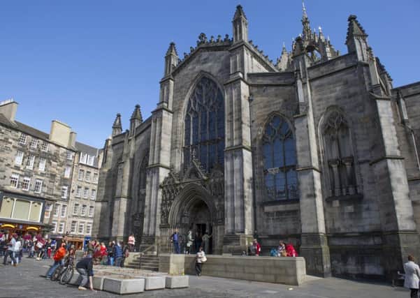 A man was found in St Giles Cathedral with no memory of who he is. Picture: Lesley Martin